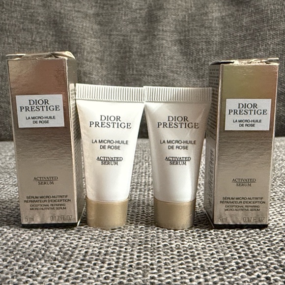 Dior Other - Set of 2 Minis DIOR PRESTIGE La Micro-Huile de Rose Advanced Serum 5ml New